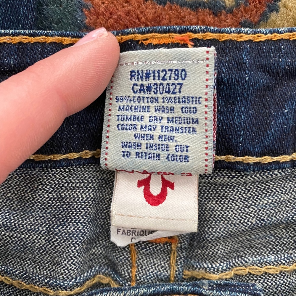 True Religion Joey Twisted Flare Jean Size 31 - Picture 4 of 5
